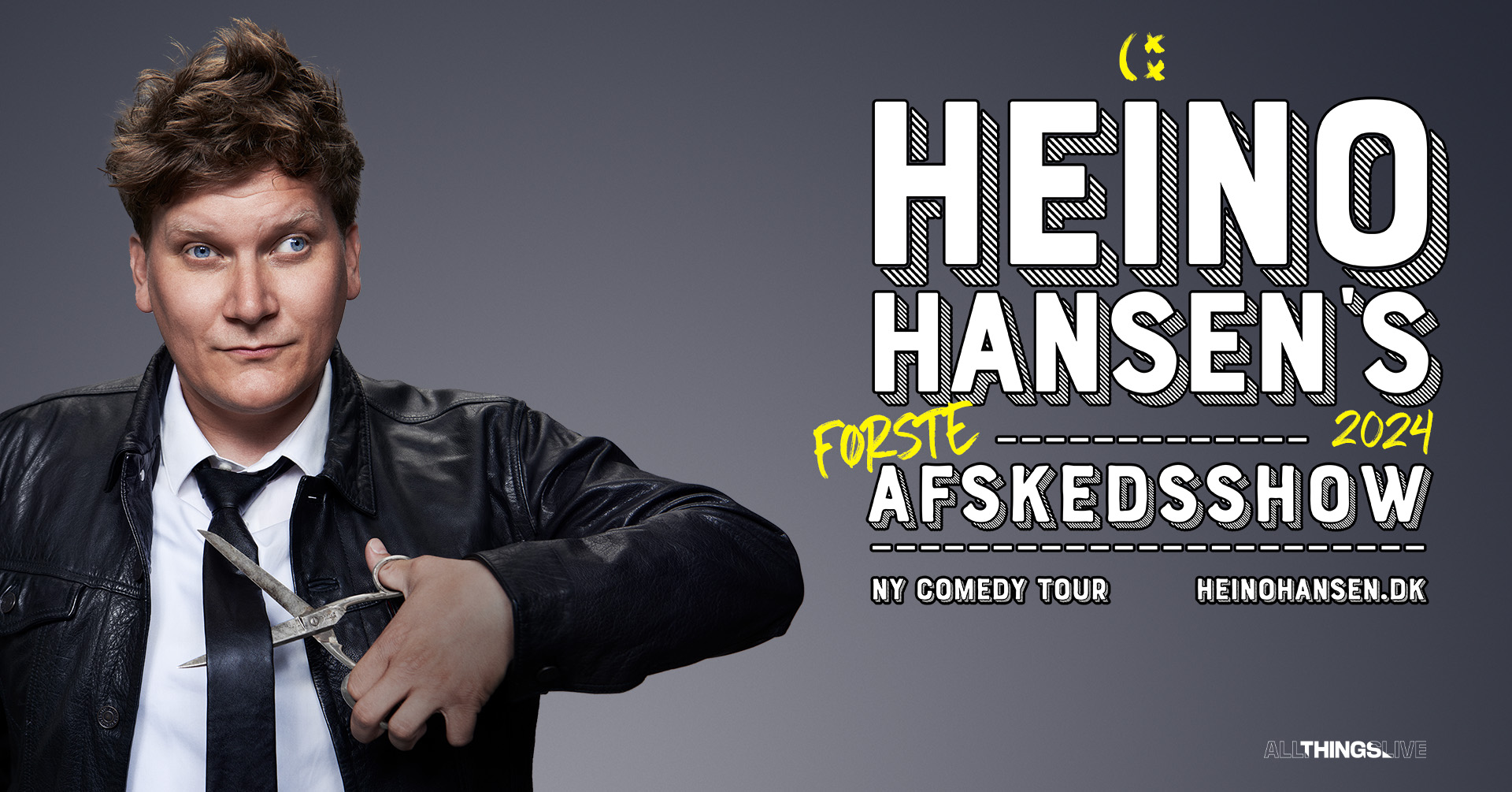 Heino Hansens første afskedsshow - EKSTRA 25. oktober kl. 18:00